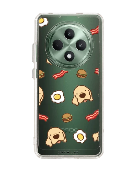 oppo reno 12f clear case huto breakfast