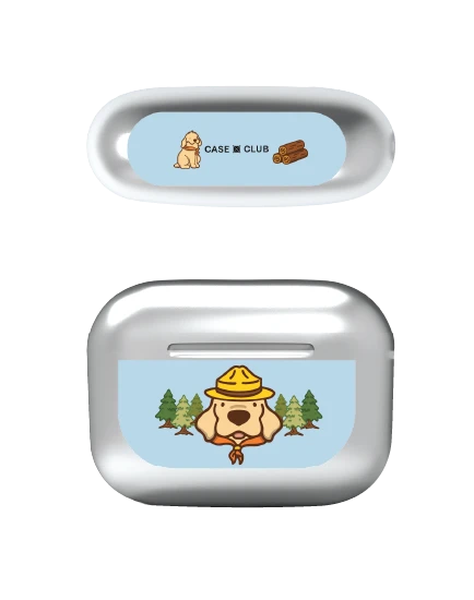 เคสสีเงิน airpods pro 2 huto camping