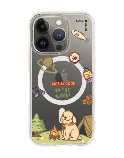 iphone 14 pro clear magsafe huto camping