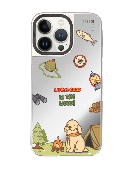 เคสกระจก iphone 14 pro max magsafe huto camping