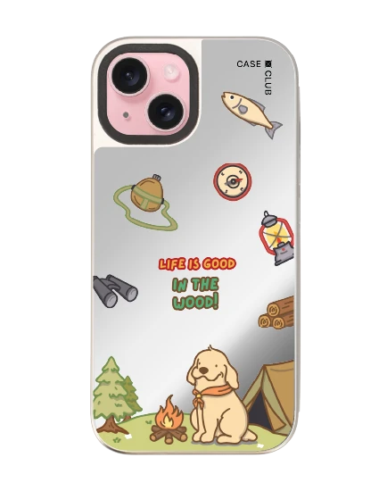 เคสกระจก iphone 15 magsafe huto camping