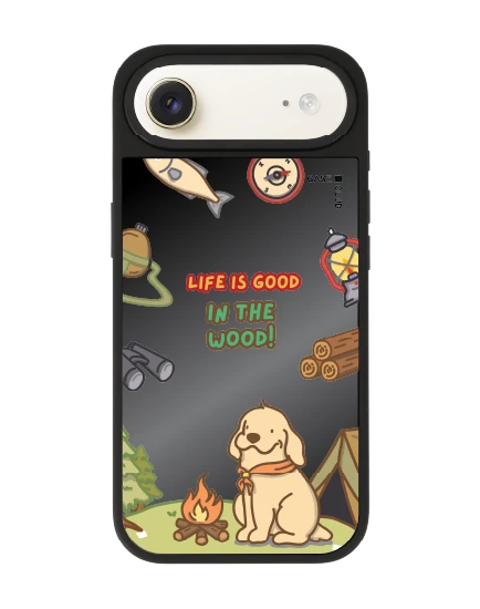 เคสกระจก iphone air matte magsafe huto camping