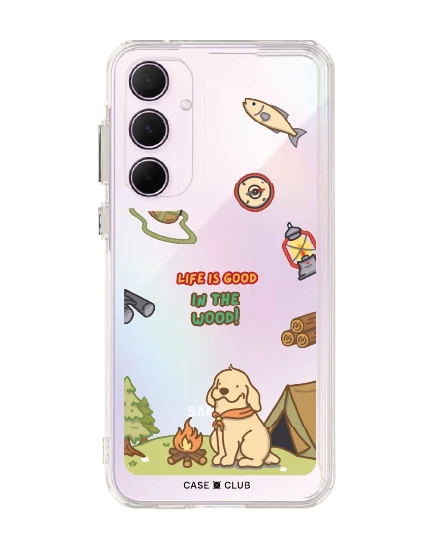 เคสใส samsung a55 huto camping