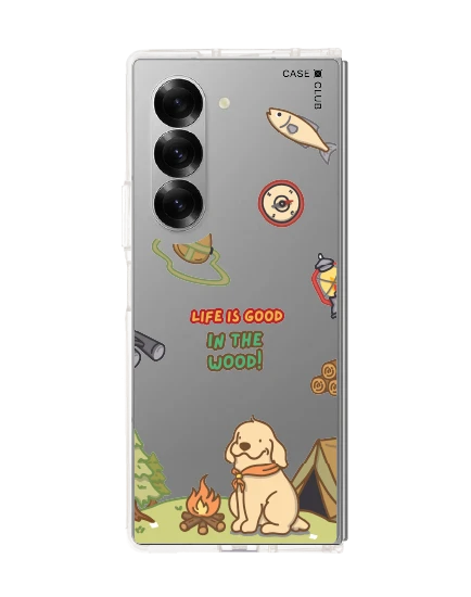 samsung galaxy z fold 6 clear case huto camping