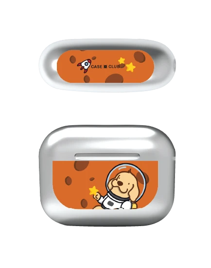 เคสสีเงิน airpods pro 2 huto space