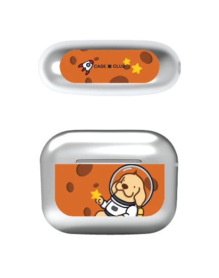 เคสสีเงิน airpods pro 3 huto space