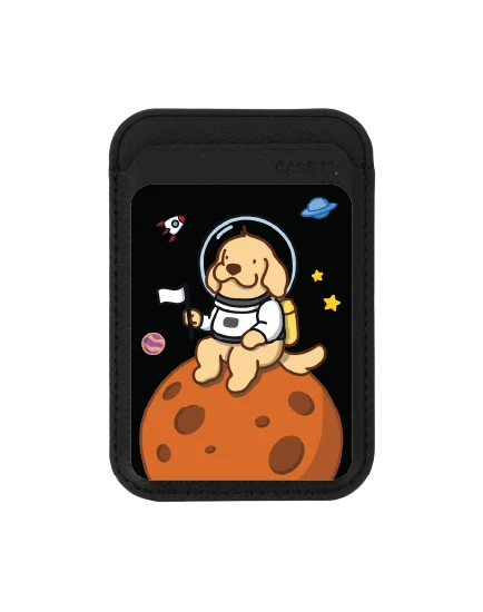กระเป๋าใส่บัตร magsafe ดำ huto space