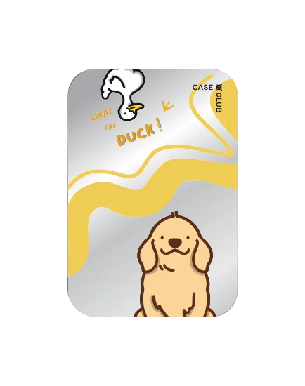 ที่เก็บบัตรกระจก magsafe มีขาตั้ง huto the duck