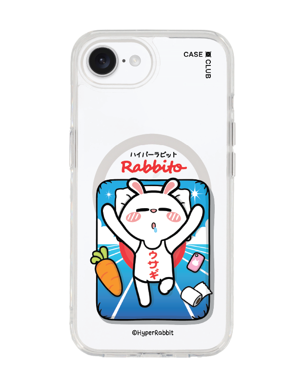 iPhone 16e Clear Case MagSafe Hyper Rabbit Rabbito