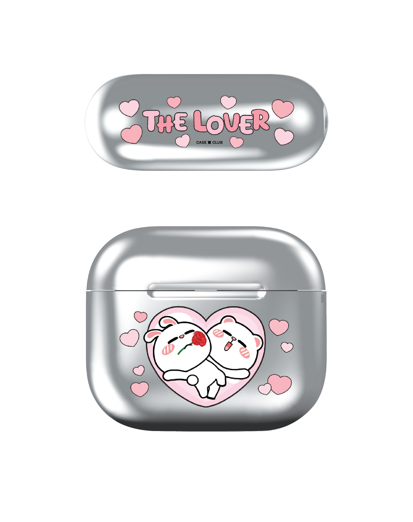 เคสกระจก AirPods รุ่น 3 Hyper Rabbit คู่รัก