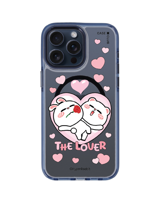 iPhone 15 Pro Max Clear Blue MagSafe Hyper Rabbit The Lover