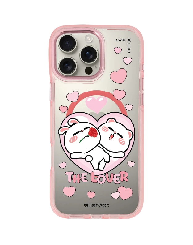 iphone 16 pro max clear pink magsafe hyper rabbit the lover