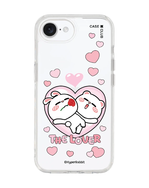 iphone 16e clear case hyper rabbit the lover