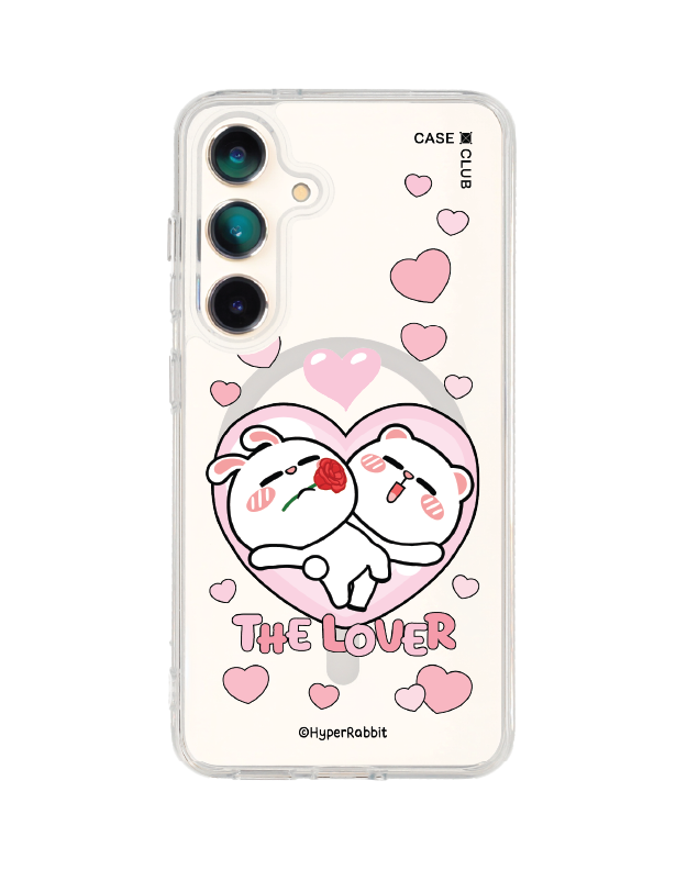 เคสใส samsung galaxy s25 magsafe ไฮเปอร์แรบบิท กระต่ายคู่รัก