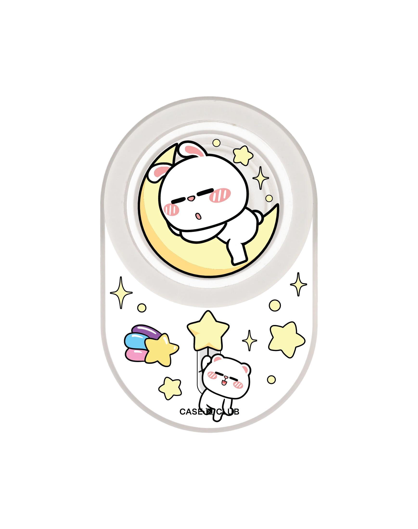 clear popgrip hyper rabbit the moon