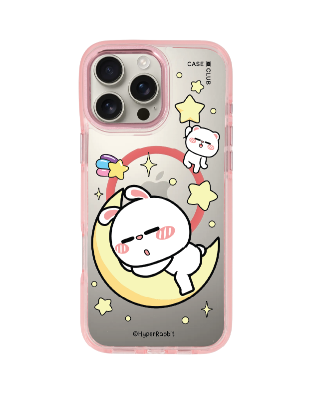 iPhone 16 Pro Max Clear Pink MagSafe Hyper Rabbit ดวงจันทร์