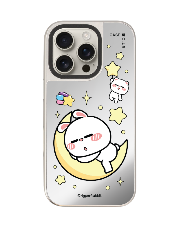 เคสกระจก iPhone 16 Pro Max MagSafe Hyper Rabbit ดวงจันทร์