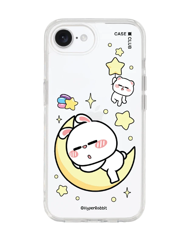 iphone 16e clear case hyper rabbit the moon