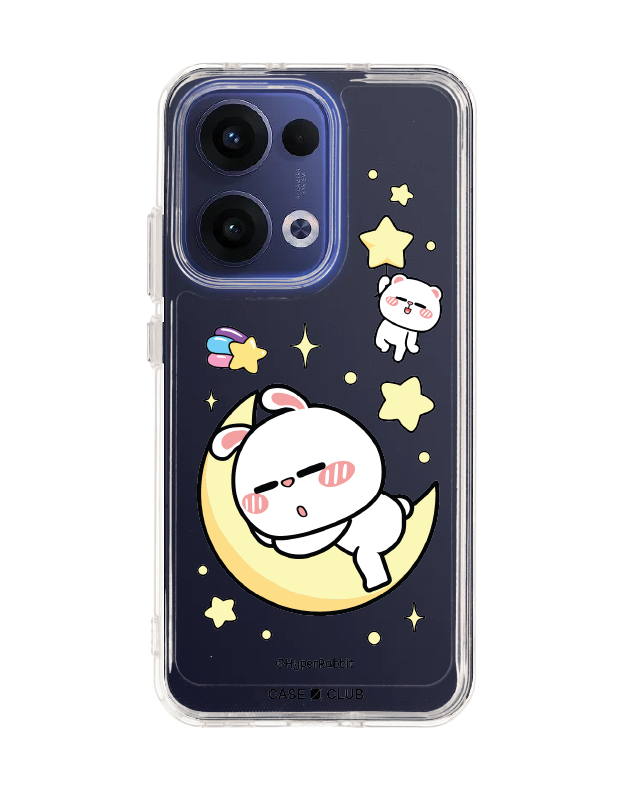 เคสใส oppo reno 13 hyper rabbit ดวงจันทร์