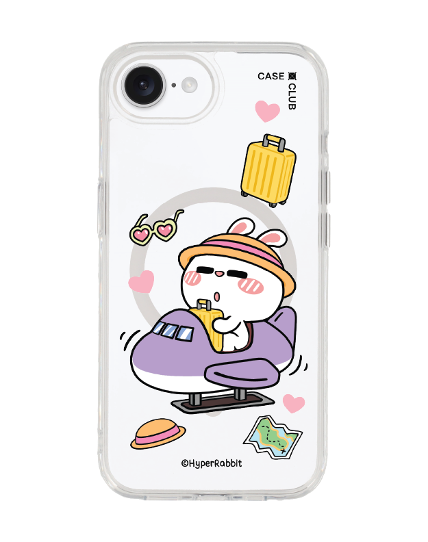 เคสใส iPhone 16e MagSafe Hyper Rabbit ท่องเที่ยว