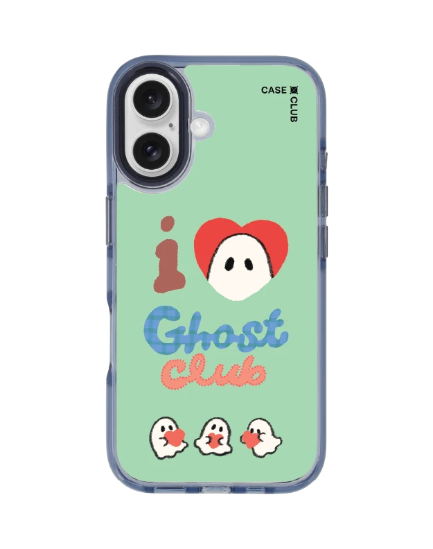 iphone 16 clear blue magsafe ghost club ชมรมคนรักผีน้อยสีเขียว