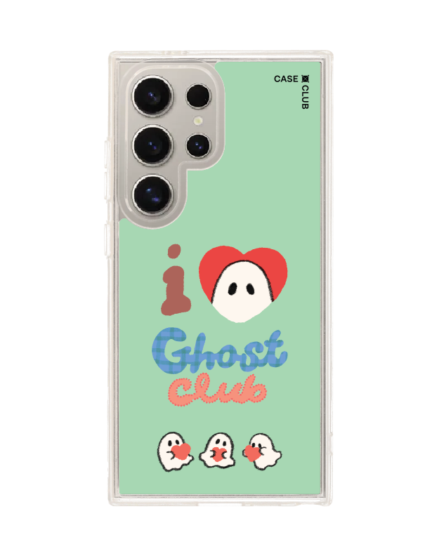 เคสใส Samsung S24 Ultra MagSafe Ghost Club ฉันรักสีเขียว