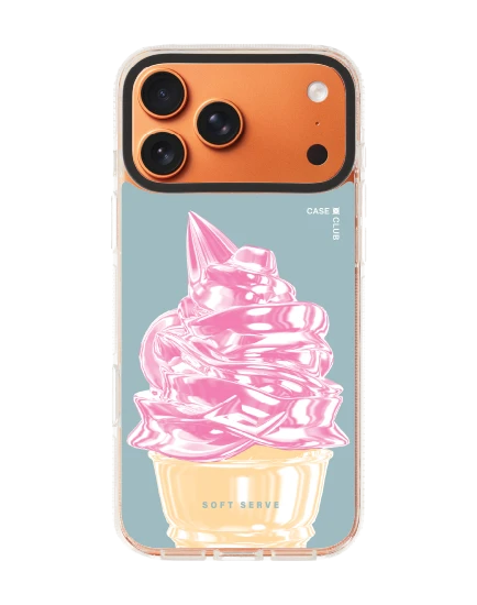 เคสใส iphone 17 pro max clear case magsafe shield ไอศกรีมซอฟต์เสิร์ฟชมพู