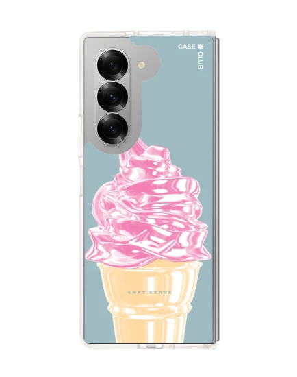 samsung galaxy z fold 6 clear case ice cream cone