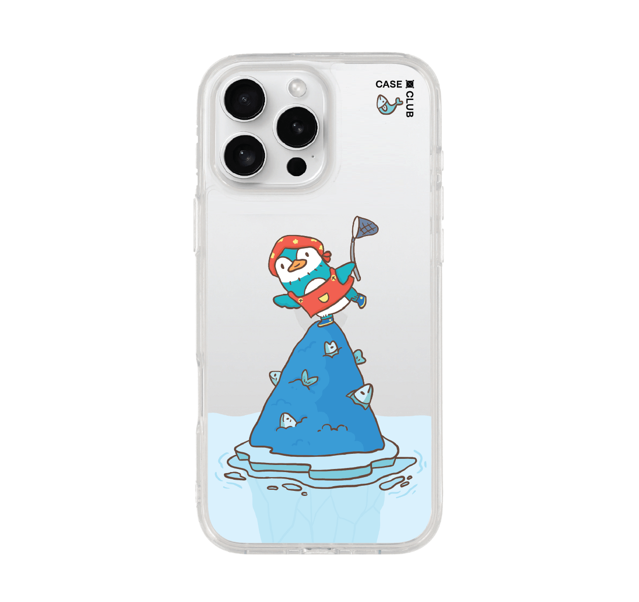 เคสใส iPhone 16 Pro Max เพนกวินน้ำแข็ง
