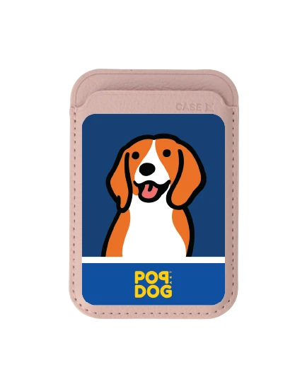 กระเป๋าใส่บัตร magsafe ชมพูอ่อน join the club บีเกิ้ล