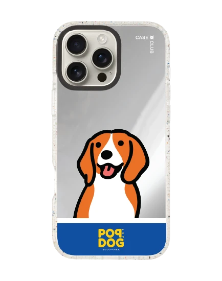iphone 16 pro max clear mirror magsafe join the club beagle