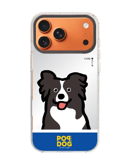 iphone 17 pro max clear mirror magsafe join the club border collie