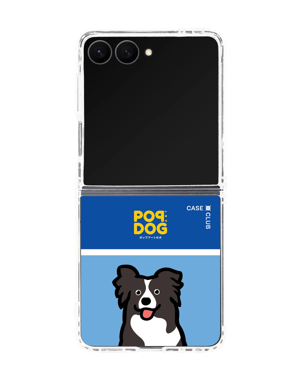 samsung galaxy z flip 8 clear magsafe join the club border collie