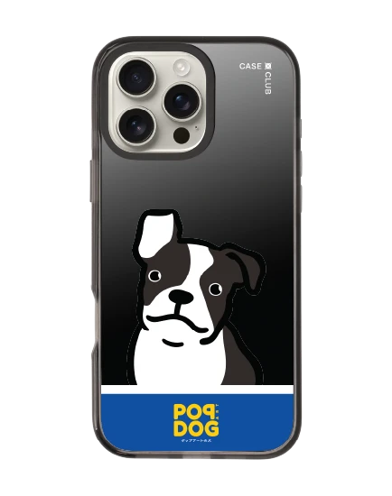 iphone 16 pro max black mirror magsafe join the club boston terrier