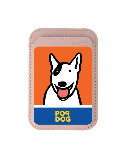 กระเป๋าใส่บัตร magsafe ชมพูอ่อน join the club บูลเทอร์เรียร์