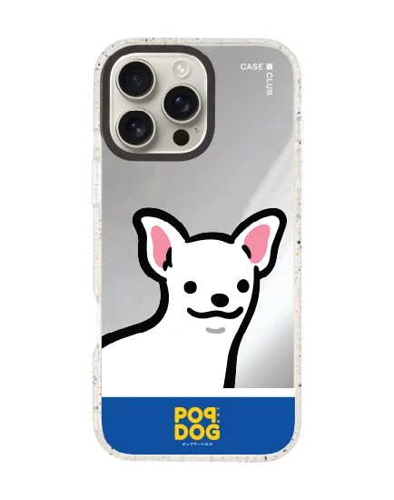 iphone 16 pro max clear mirror magsafe join the club chihuahua