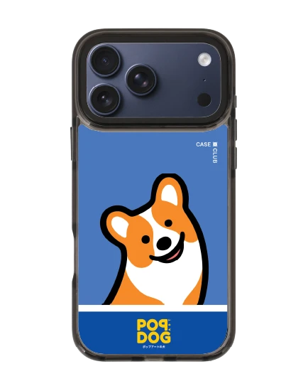 เคสใส iphone 17 pro max magsafe สีดำ jtc คอร์กี้