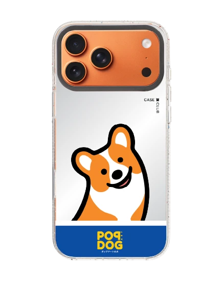 เคสกระจกใส iphone 17 pro max magsafe jtc คอร์กี้