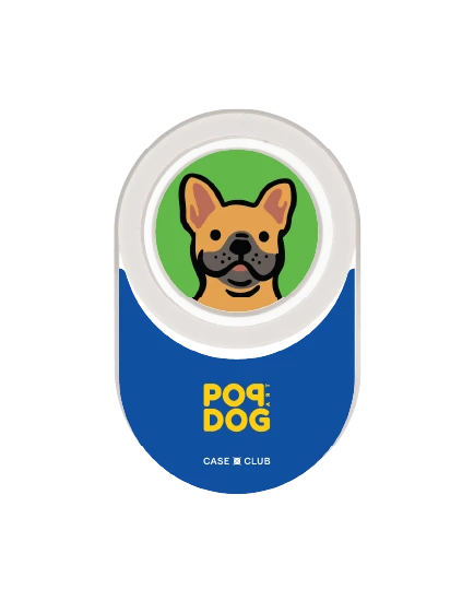 clear popgrip join the club french bull dog
