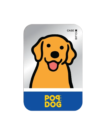 magnetic mirror cardholder stand join the club golden retriever