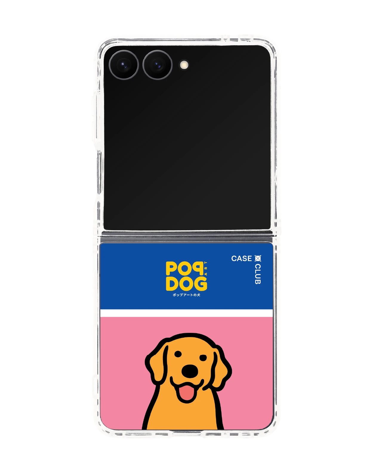 เคสใส samsung galaxy z flip 8 magsafe jtc โกลเด้น