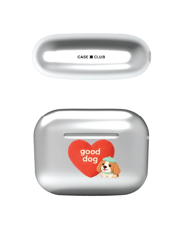 airpods pro 3 silver case join the club heartful beagle