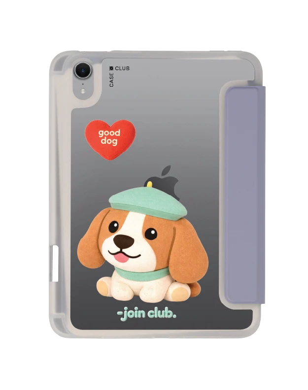 เคสใส ipad mini 7 สีม่วง join the club heartful บีเกิ้ล