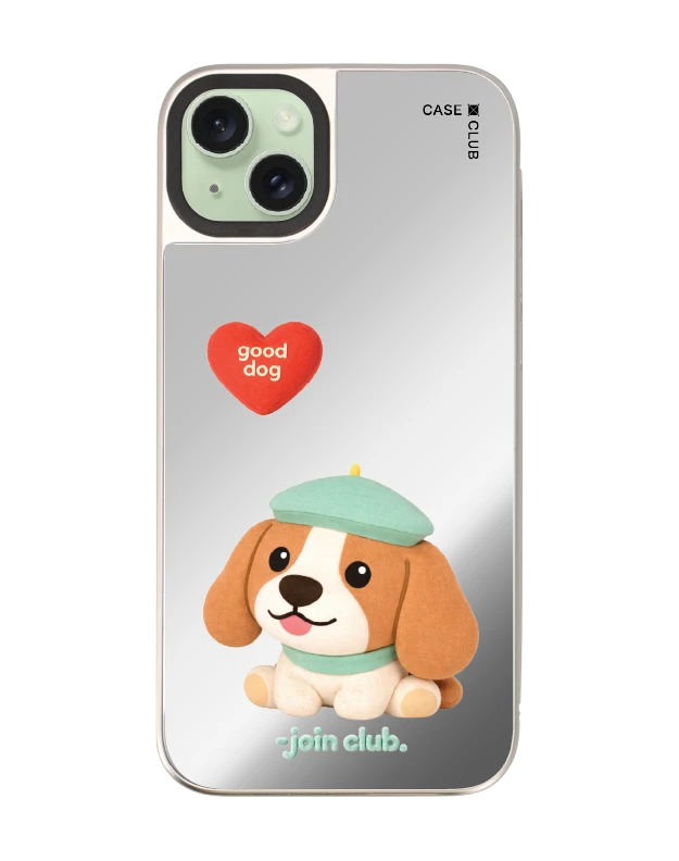iphone 15 plus mirror magsafe join the club heartful beagle