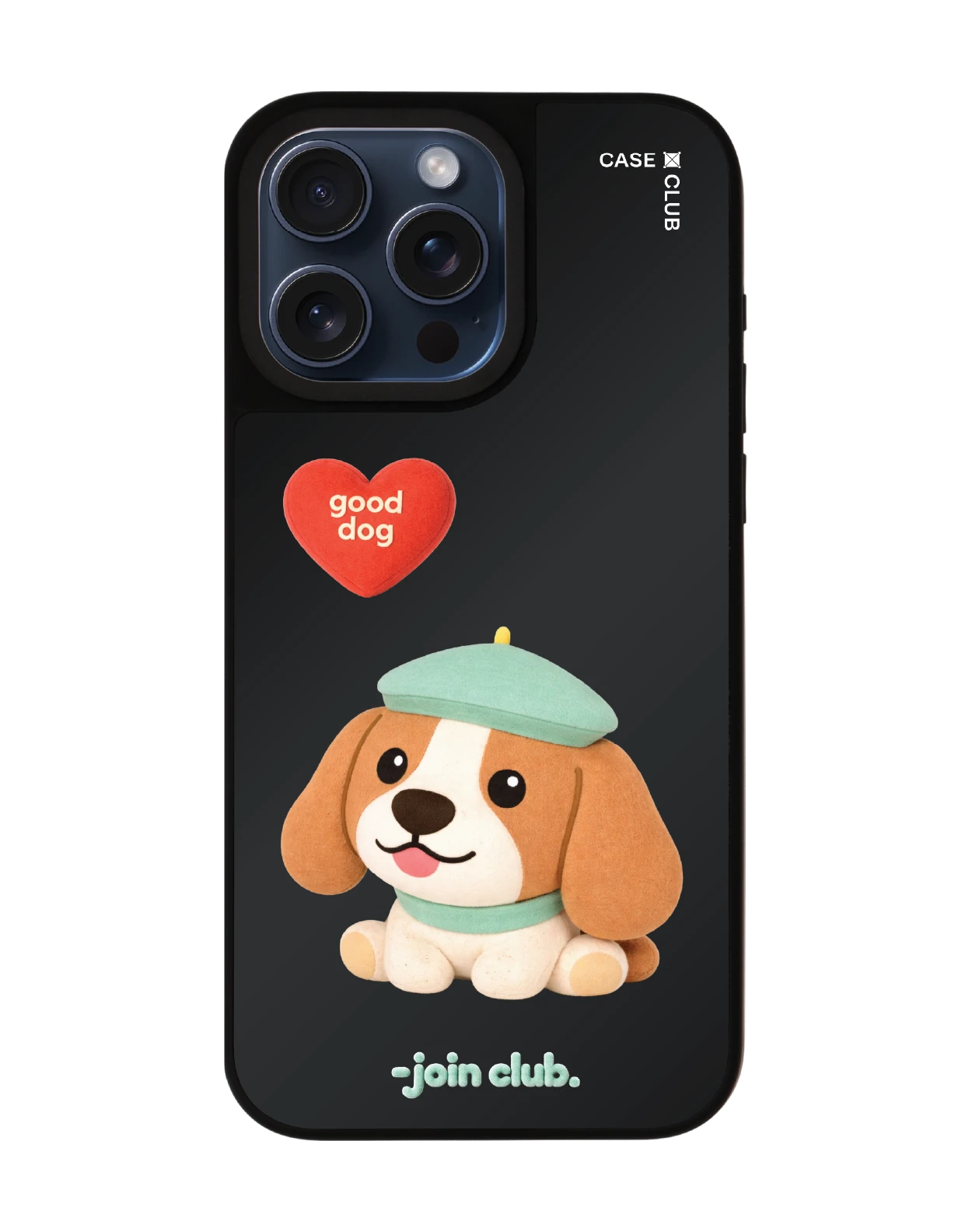 iphone 15 pro max matte mirror magsafe join the club heartful beagle