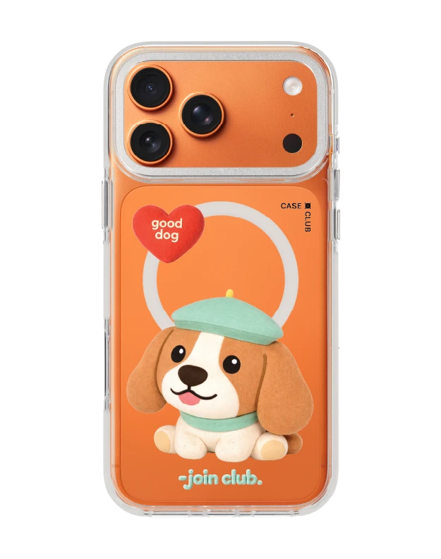 เคสใส iphone 17 pro max magsafe สีขาว join the club heartful บีเกิ้ล