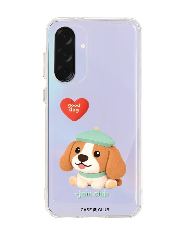 samsung galaxy a36 clear case join the club heartful beagle