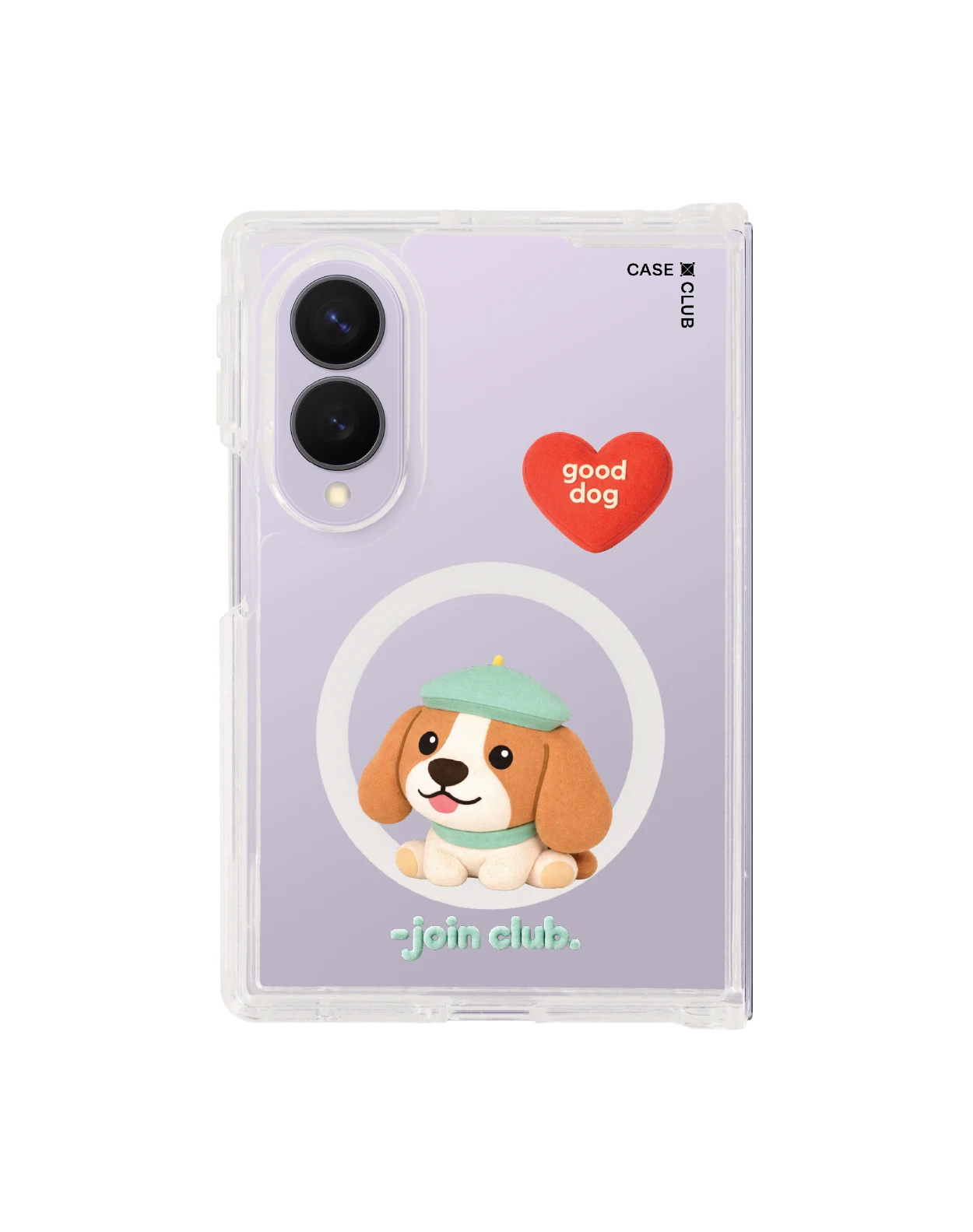 เคสใส samsung galaxy z fold 8 magsafe jtc heartful บีเกิ้ล
