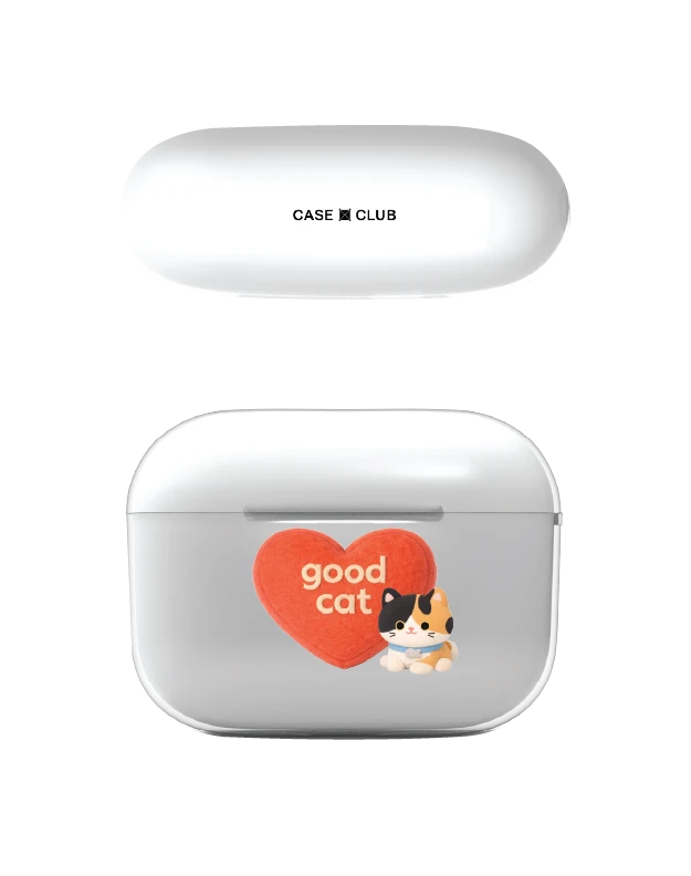 เคสใส airpods pro 3 join the club heartful แมวสามสี