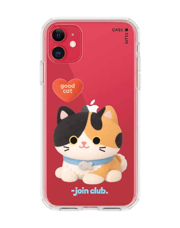 เคสใส iphone 11 join the club heartful แมวสามสี